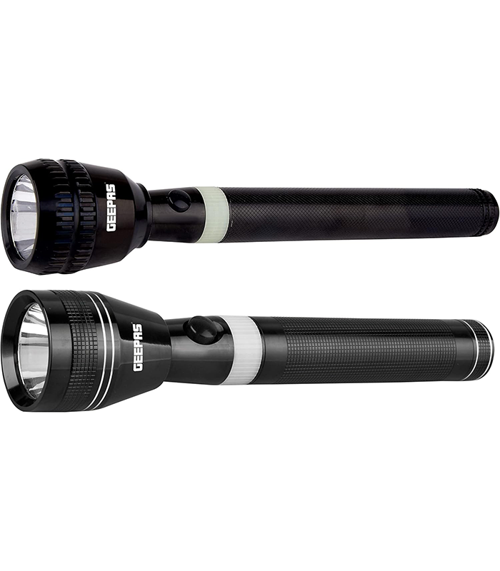 Geepas GFL4637 3W LED Flashlight 2pcs