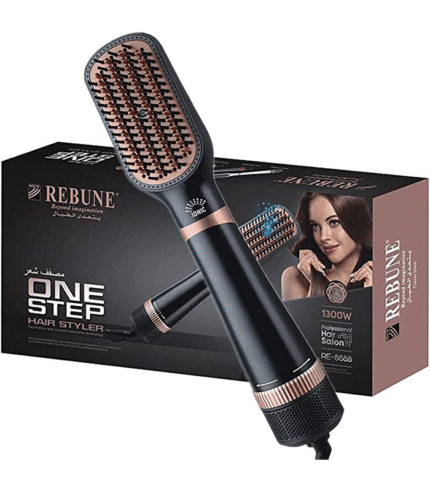 Rebune Hair Styler Brush 1300W – Rosy Taupe