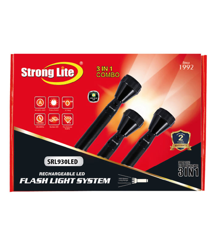 SRL930LED STRONG LITE TORCH LED,3IN1,2SC