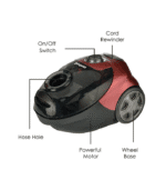 SF881VC Sanford Powerful Vacuum Cleaner - 1.5L, 5 Stages Filtration System