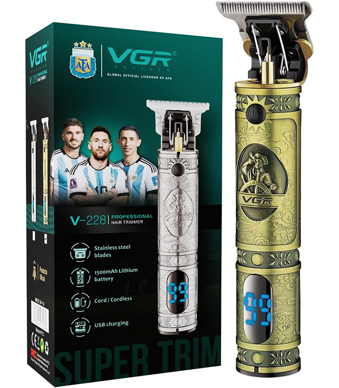 V-228 Vgr Digital Display Hair Clippers Rechargea (2)