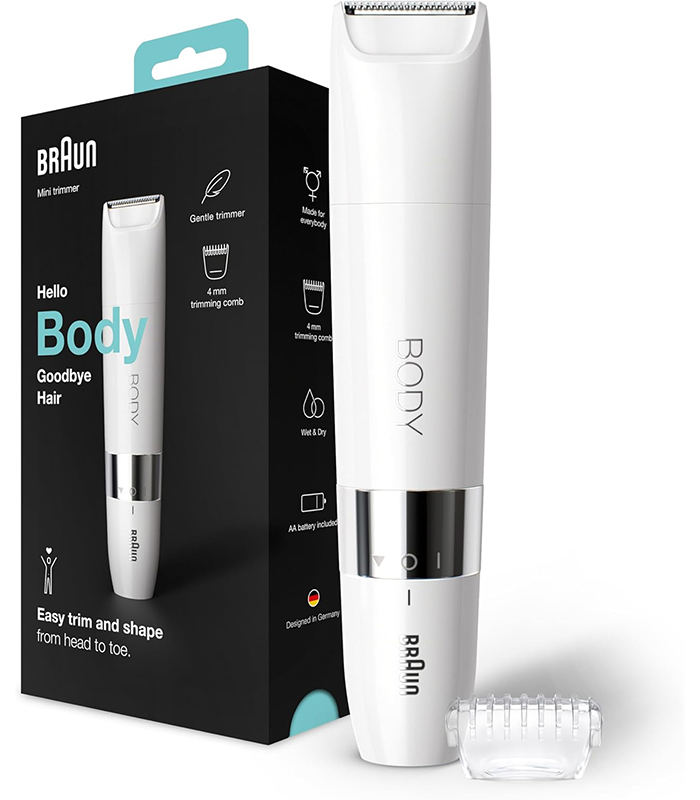 BS1000 Braun Mini Electric Trimmer For Body Hair Removal