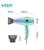 VGR V-452 Professional Salon Series Hair Dryer 2000